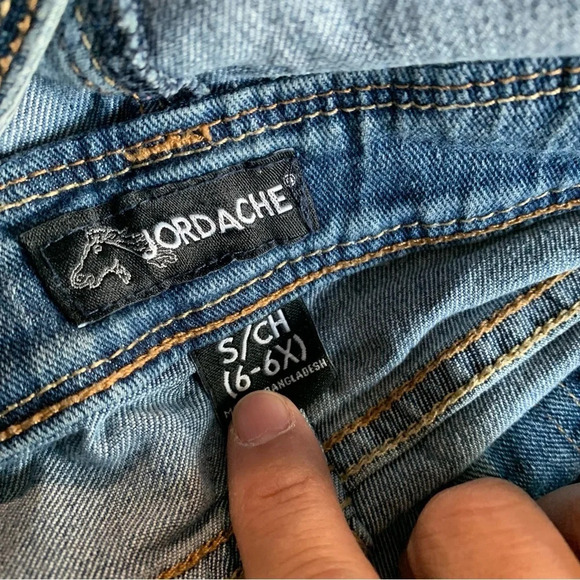 Jordache girls size 6/6X overalls - Picture 3 of 5